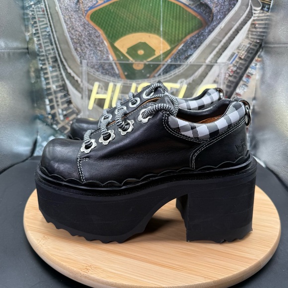 JOHN FLUEVOG FIZZY FLOWERY Y2K KAWAII GOTH GRUNGE PUNK PLATFORM WOMEN Sz 6 SHOES - Picture 8 of 16